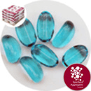 Glass Stones - Turquoise Blue